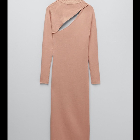 ZARA CUT OUT KNIT DRESS - Picture 8 of 13